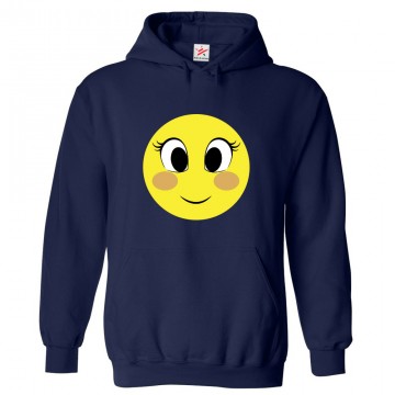 Blush Face Classic Unisex Kids and Adults Pullover Hoodie 							 									 									